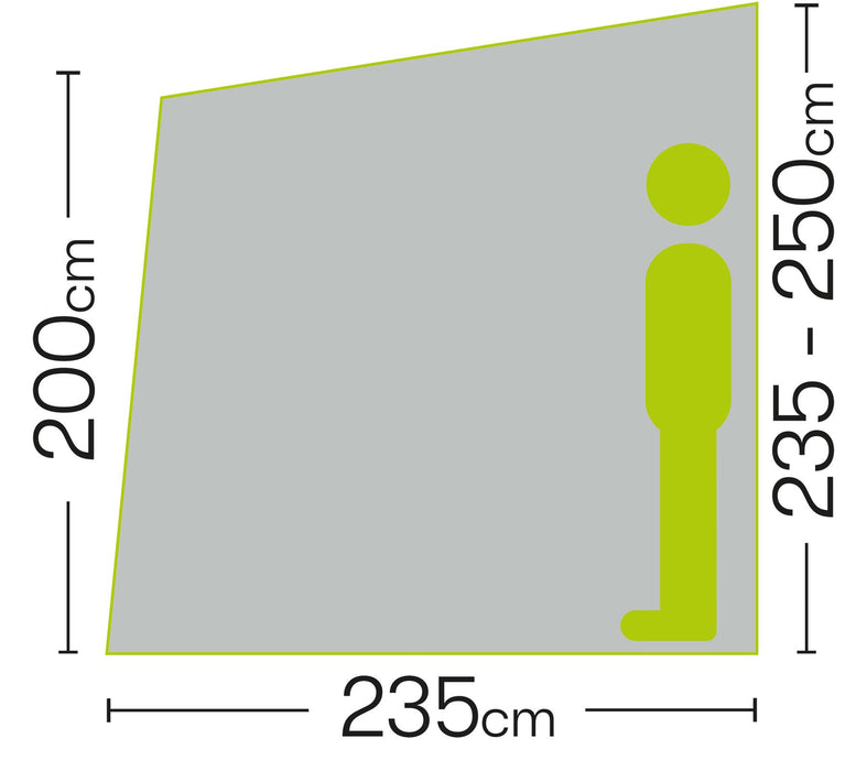 Quest Falcon Pro Base 200 Air Porch Caravan Awning Quest Leisure - UK Camping And Leisure