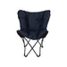 Bo-Camp Industrial Collection Butterfly Chair Himrod Blue Bo-Camp - UK Camping And Leisure