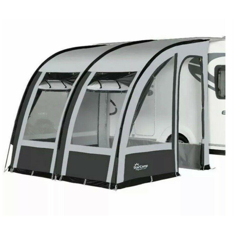 Starcamp Magnum 260 Caravan Porch Awning | poled frame, lightweight, PU coated, fire retardant