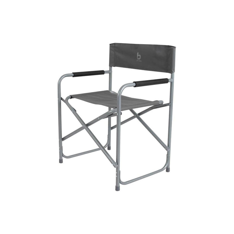Bo-Camp Director's Chair Steel Grey Bo-Camp - UK Camping And Leisure