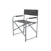 Bo-Camp Director's Chair Steel Grey Bo-Camp - UK Camping And Leisure