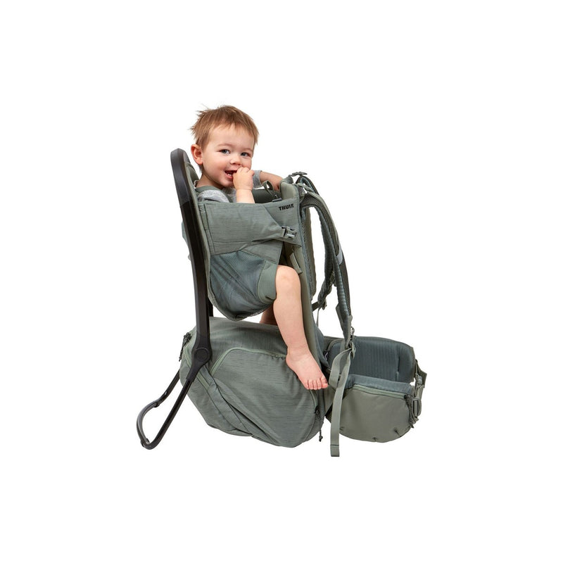 Thule Sapling baby rucksack agave green Baby backpack Thule - UK Camping And Leisure