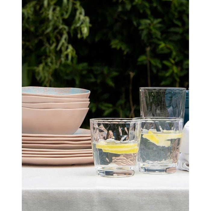 Gimex Stone Line Water Glass 300ml 2 Pieces Gimex - UK Camping And Leisure