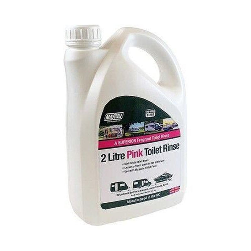 Eco Friendly Chemical Toilet Fluid & Rinse 2L Twin Pack for Caravan & Motorhome Maypole - UK Camping And Leisure