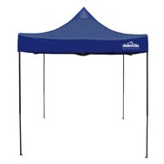 Dellonda 2x2m Pop-Up Gazebo Heavy Duty  Carry Bag Rope Stakes & Weight Blue Dellonda - UK Camping And Leisure