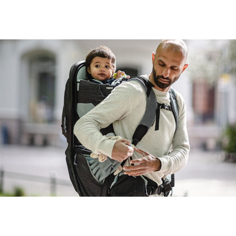 Thule Sapling baby rucksack agave green Baby backpack Thule - UK Camping And Leisure