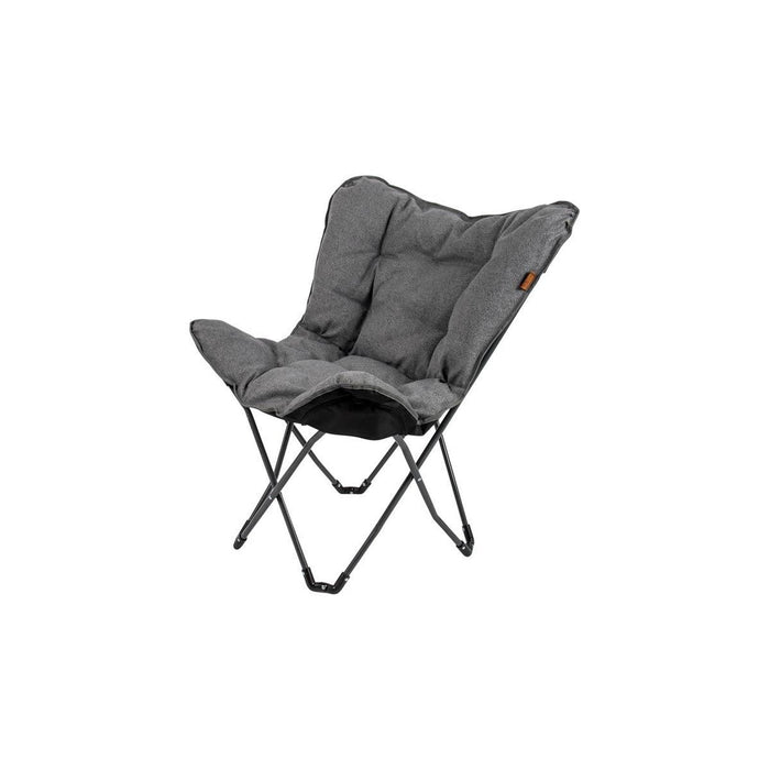 Bo-Camp Urban Collection Butterfly Chair Grainger M Grey Bo-Camp - UK Camping And Leisure