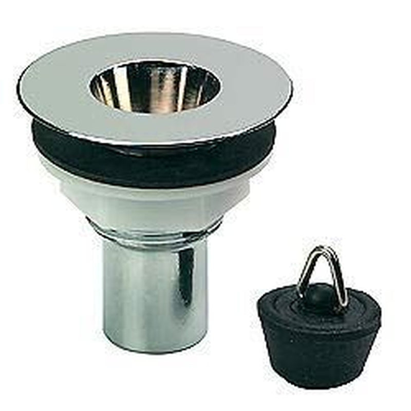 Grove Sink Waste S/Steel Top 3/4" 0 Caravan Stuff 4 U - UK Camping And Leisure