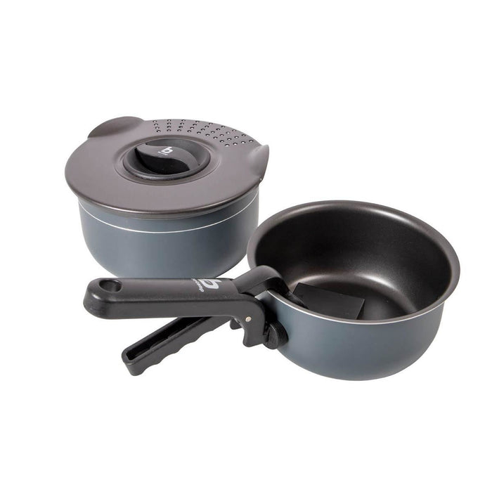 Bo-Camp Cookware Set Trekking 5 Pieces Aluminium Bo-Camp - UK Camping And Leisure