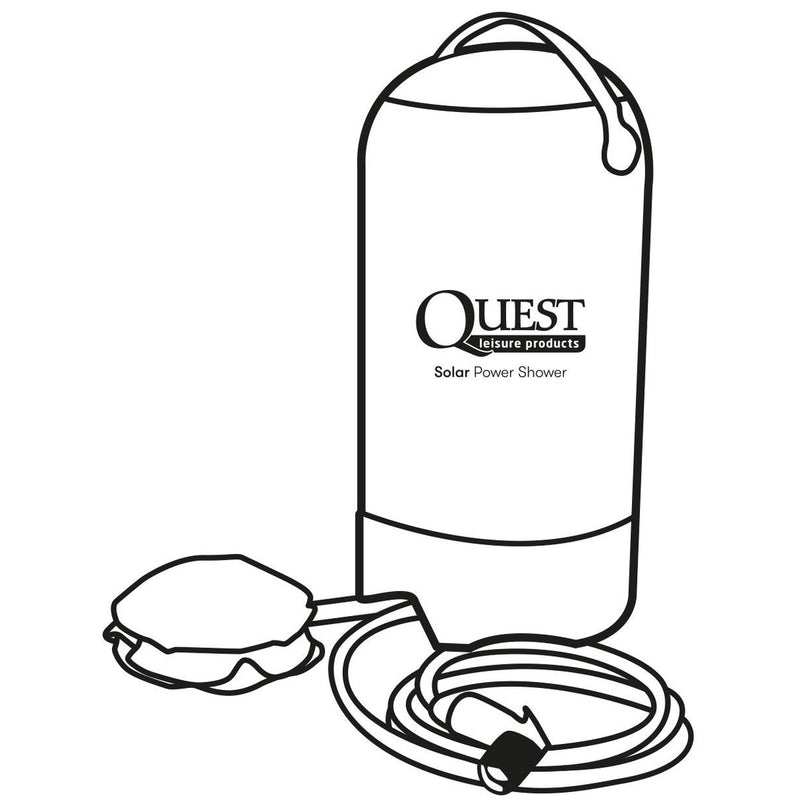 Quest Solar Power Shower Quest - UK Camping And Leisure