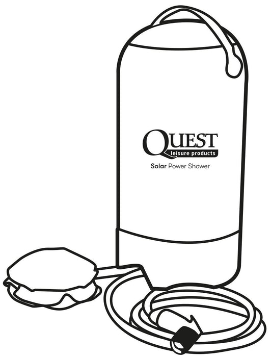 Quest Solar Power Shower Quest - UK Camping And Leisure