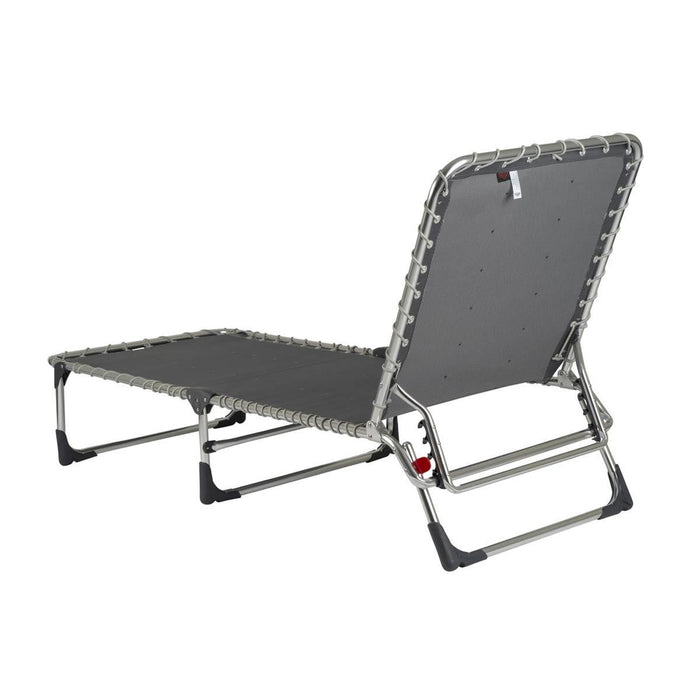 Crespo Lounger Low AL/367 Dark Grey Crespo - UK Camping And Leisure