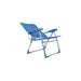 Crespo Beach Chair AL/206 Blue Crespo - UK Camping And Leisure