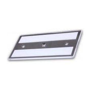 Dimatec mirror finish 6.3 w rectangular slim touch light 200MLRC6.3D BRIN - UK Camping And Leisure