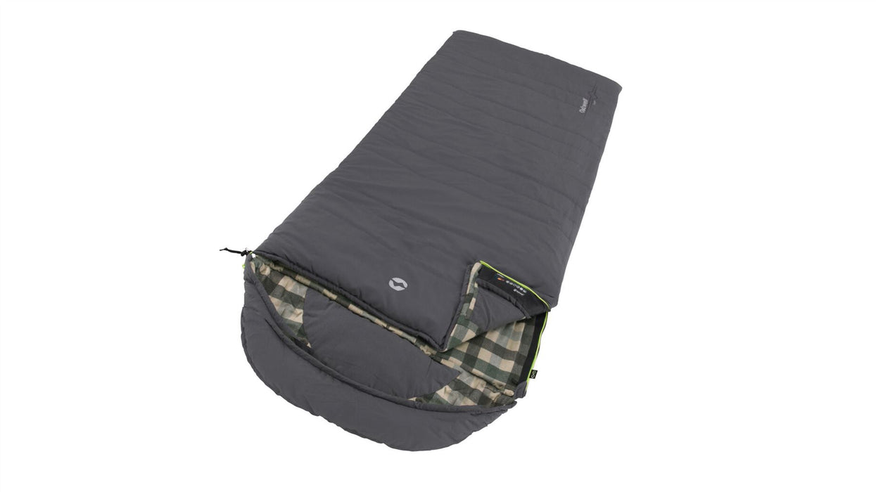 Outwell Camper Grey Single Sleeping Bag Outwell - UK Camping And Leisure