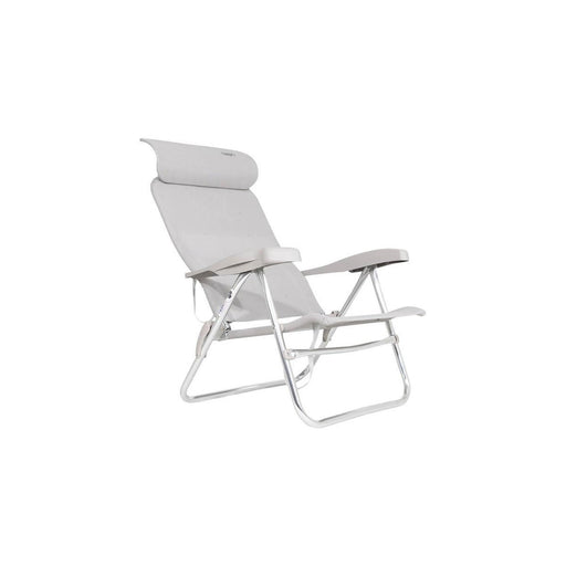 Crespo Beach Chair AL/205 Compact Light Grey Crespo - UK Camping And Leisure