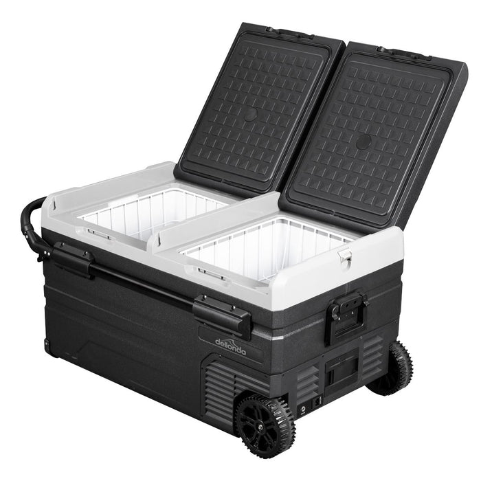 Dellonda Portable Fridge Freezer/Cool Box with LED Display 75L DL127 Dellonda - UK Camping And Leisure