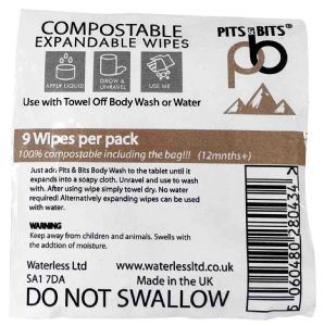 P & B Expandable Wipes (9Pk) Pnbew-9 UK Camping And Leisure - UK Camping And Leisure