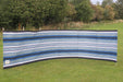 Blue Diamond 7 Pole Navy/Burgundy Contemporary Stripe 5.4m Blue Diamond - UK Camping And Leisure