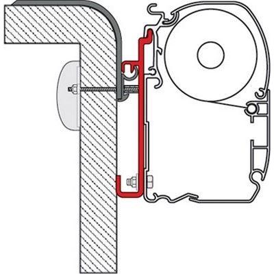 Fiamma 350cm Adapter Bracket Fiat Rapido for F45 F70 Awning Mounting 98655-398 - UK Camping And Leisure