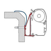 Fiamma 400cm Adapter Bracket Fiat Rapido Serie 6 for F45 F70 Awning 98655-896