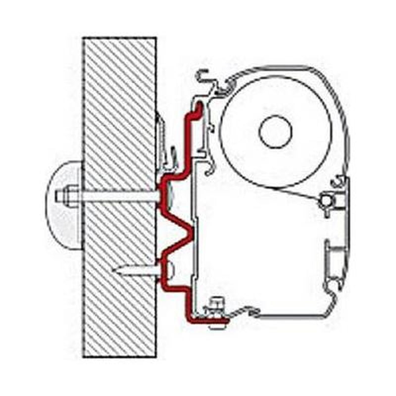 Fiamma 450cm Adapter Bracket Fiat Rapido Serie 9DF / 9M / 10 for F45 F70 Awning Fiamma - UK Camping And Leisure
