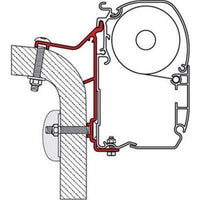Fiamma 450cm Adapter Bracket Hymer Van B2 for F45 F70 Awning Motorhome 98655-246