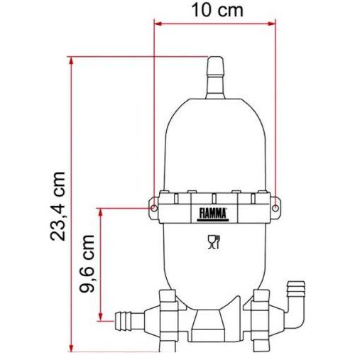 Fiamma A20 Expansion Tank - Accumulator Tank - Caravan / Motorhome / Boat 02478-01- Fiamma - UK Camping And Leisure