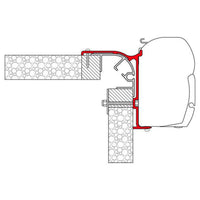 Fiamma Adapter Brackets Bailey Pegasus Mk1 for F45 F70 Awning 98655-879