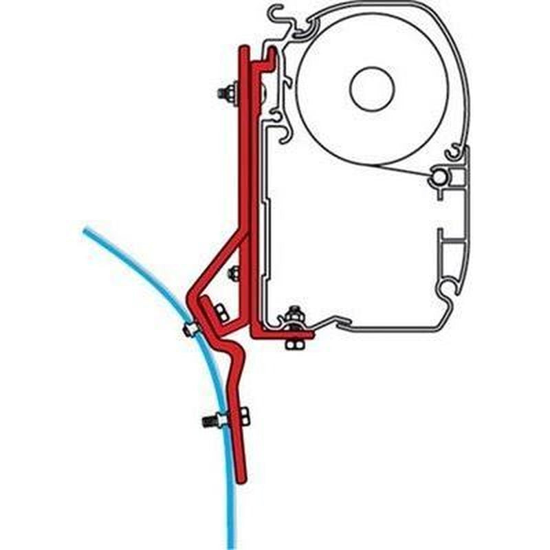 Fiamma Adapter Brackets Ducato Master Iveco Van for F45 F70 Awning 98655-286 Nova - UK Camping And Leisure