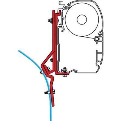 Fiamma Adapter Brackets Ducato Master Iveco Van for F45 F70 Awning 98655-286 - UK Camping And Leisure