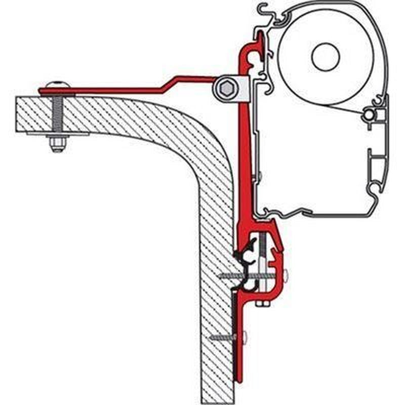 Fiamma Adapter Brackets Eriba Touring Caravan for F45 F70 Awning 98655-283 Nova - UK Camping And Leisure