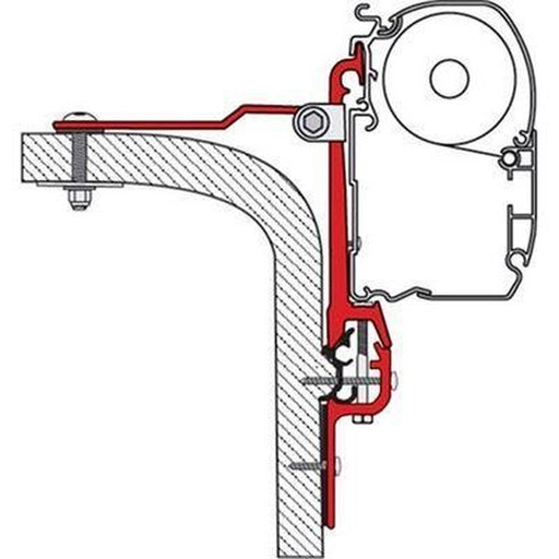 Fiamma Adapter Brackets Eriba Touring Caravan for F45 F70 Awning 98655-283 Nova - UK Camping And Leisure