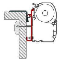 Fiamma Adapter Brackets Fiat Rapido Serie 7 - 8 for F45 F70 Awning 98655-222