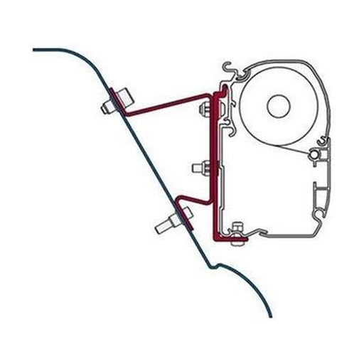 Fiamma Adapter Brackets Sprinter H3 Westfalia Vw Crafter H3 For F45 F70 Awning 98655-591 Fiamma - UK Camping And Leisure