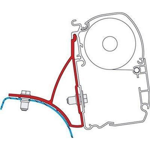 Fiamma Adapter Brackets Trafic Vivaro Primastar for F45 F70 Awning 98655-854 Fiamma - UK Camping And Leisure