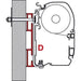 Fiamma Adapter D 12cm Bracket for F45 F70 Motorhome Caravan 98655-022 - UK Camping And Leisure