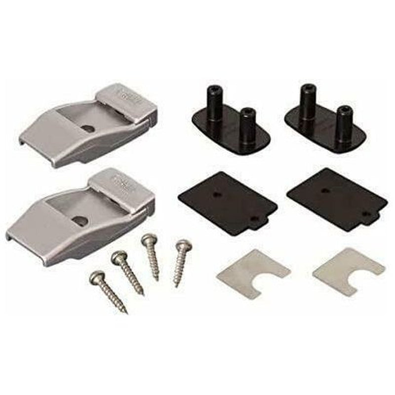 Fiamma Aluminium Wall Brackets 98655-728 Fix Legs To Side Wall Awning Fiamma - UK Camping And Leisure