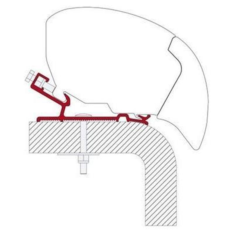 Fiamma Awning Mounting Bracket Kit Adaptor for Hymer Motorhome 400cm 98655-936 Nova - UK Camping And Leisure