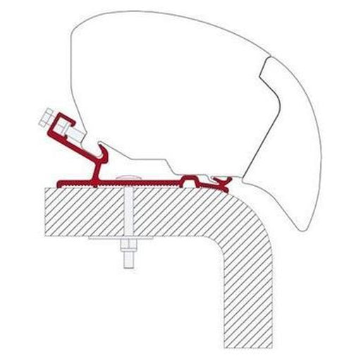 Fiamma Awning Mounting Bracket Kit Adaptor for Hymer Motorhome 400cm 98655-936 Nova - UK Camping And Leisure