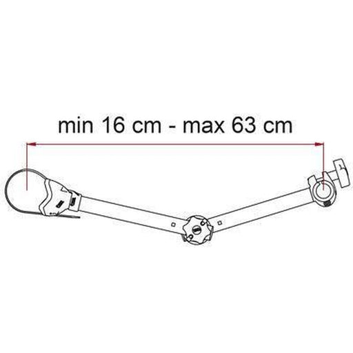 Fiamma Bike Block Pro D3 Black for Carry Bike Bicycle Cycle Rack Safety Fiamma - UK Camping And Leisure