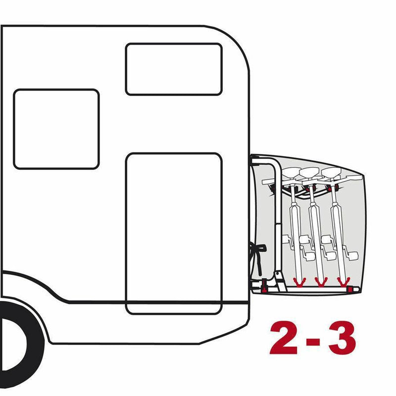 Fiamma Bike Cover S Upto 4 Bikes & Sign Pocket Motorhome/Camper 08208A01- 08208A01- Fiamma - UK Camping And Leisure