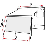 Fiamma Blocker 400 Front Panel For F45 F70 F80 F65 Caravanstore Awning Outdoors 07972-03- Fiamma - UK Camping And Leisure