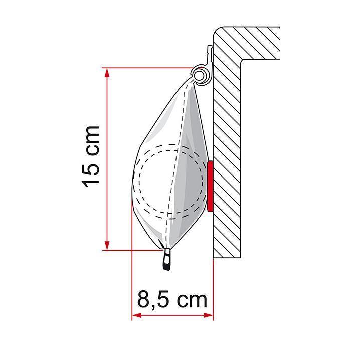 Fiamma Caravan CaravanStore 190 Lightweight Awning Fiamma - UK Camping And Leisure