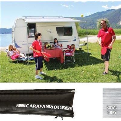 Fiamma Caravan Caravanstore 310 3.1M Black Xl Awning Royal Grey Canvas 07760D01R 07760D01R Fiamma - UK Camping And Leisure