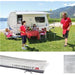 Fiamma CaravanStore 225 Lightweight Awning Royal Grey Fabric Caravan 06760A01R Fiamma - UK Camping And Leisure