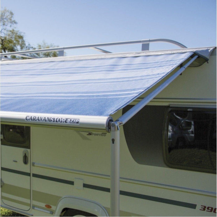 Fiamma Caravanstore Zip Top Canopy XL 410 Royal Grey Fabric Caravan 06771F02R Fiamma - UK Camping And Leisure