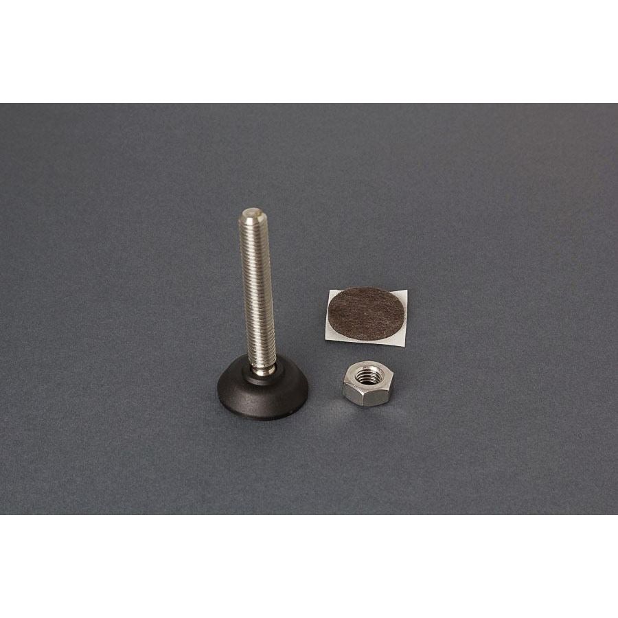 Fiamma Carry Bike VWT4, Merc Vito, Vivaro / Traffic Adjustable Foot Kit - 98656-292 Fiamma - UK Camping And Leisure