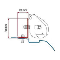 Fiamma F35 Awning Adapter Mounting Bracket Kit For Nissan Nv200 Campervan 98655Z026