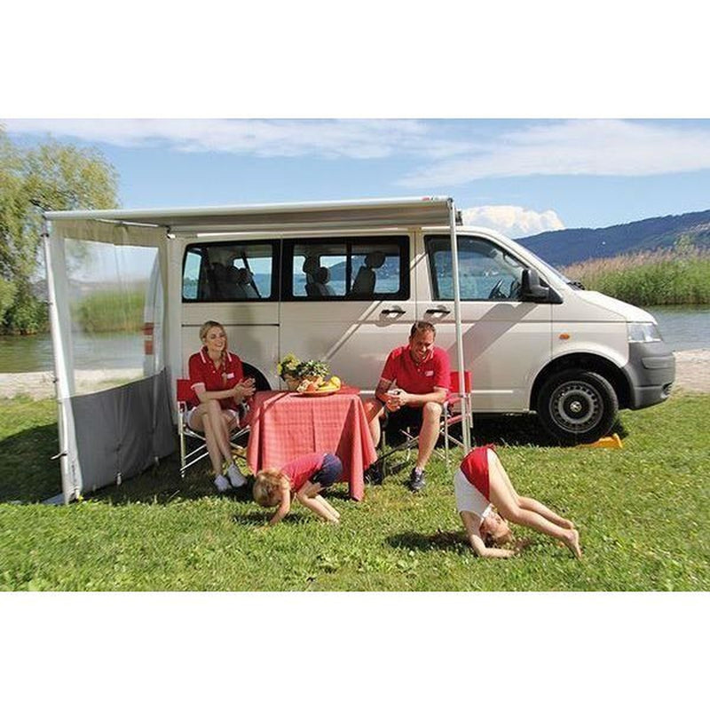 Fiamma F35 Pro Awning 180 Titanium Case Royal Blue Fabric Campervan Caravan 06762-01Q Fiamma - UK Camping And Leisure